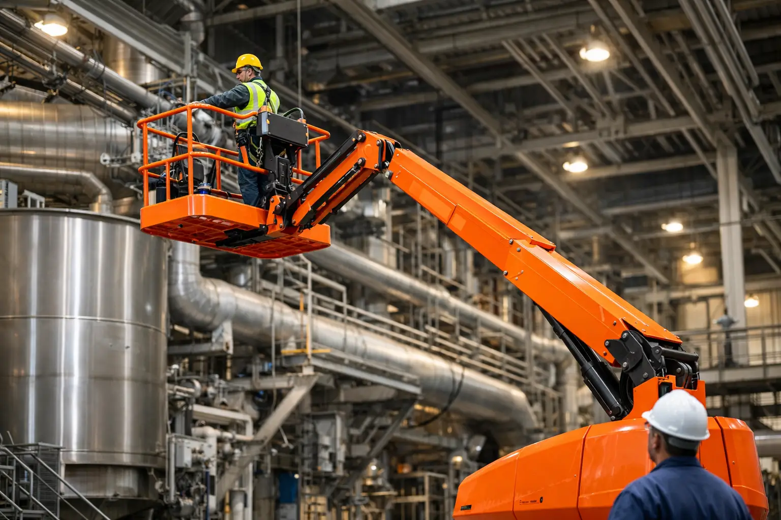 Lança articulada para manutenção industrial