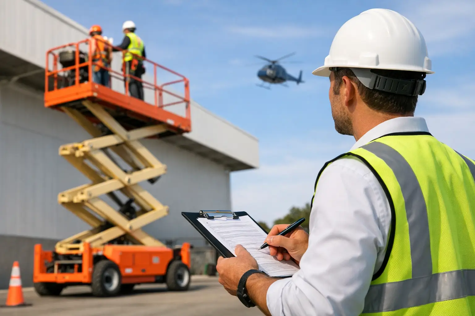 Como garantir conformidade em trabalho aéreo