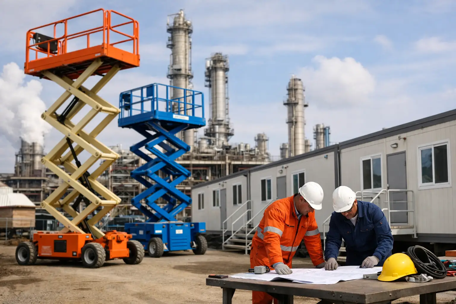 Como planejar locação para parada industrial